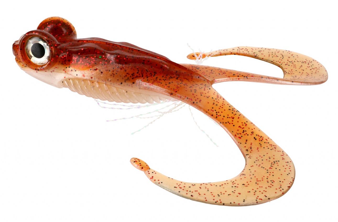 GUNKI BULL FROG BROWN SUGAR RED FLAKE.jpg Gunki Bull Frog 10cm